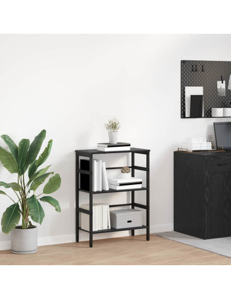 Libreria Rovere Nero 60 x 29,5 x 81 cm Legno multistrato