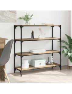 Armadio per Libri Rovere artigianale 100 x 33 x 100 cm