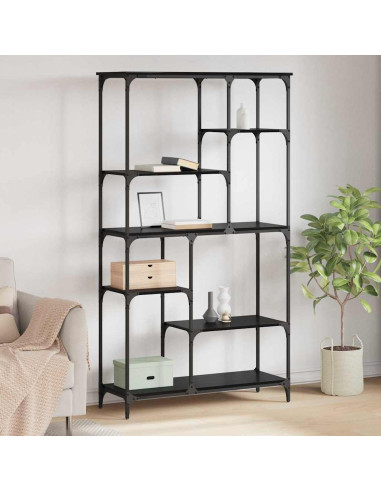 Libreria Rovere Nero 99 x 35,5 x 176 cm Legno multistrato