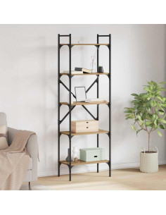 Libreria Rovere artigianale 56 x 32 x 174 cm Legno multistrato