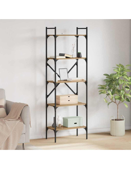 Libreria Rovere artigianale 56 x 32 x 174 cm Legno multistrato