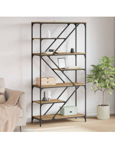 Libreria Rovere artigianale 91 x 36 x 176 cm Legno multistrato
