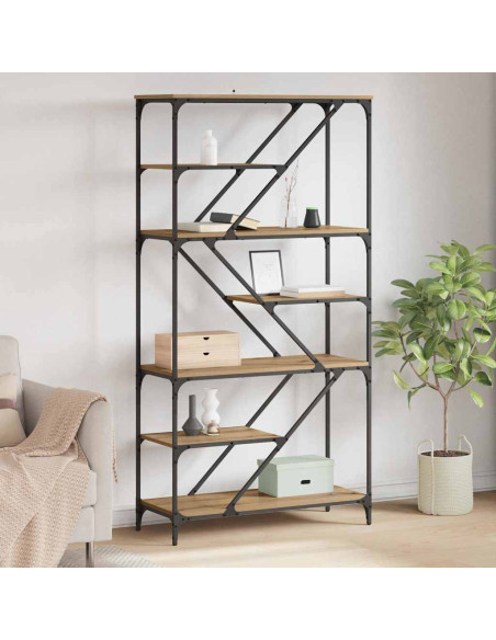 Libreria Rovere artigianale 91 x 36 x 176 cm Legno multistrato