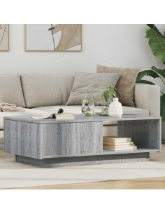 Tavolino da salotto con cassetto Grigio Sonoma 95 x 55 x 31 cm