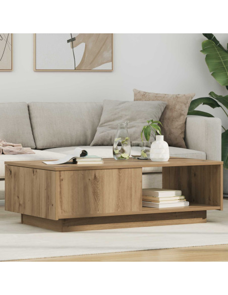 Tavolino da salotto Rovere artigianale 95 x 55 x 31 cm