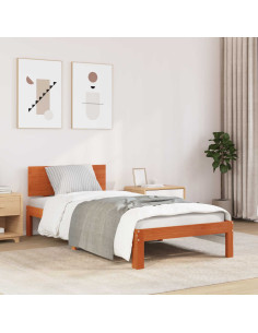 Struttura del letto Marrone cerato 70 x 190 cm Pino massello
