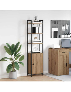 Armadio per Libri Rovere artigianale 40 x 24 x 161 cm