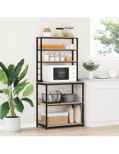 Mensola da cucina Rovere Sonoma 80 x 40 x 168 cm