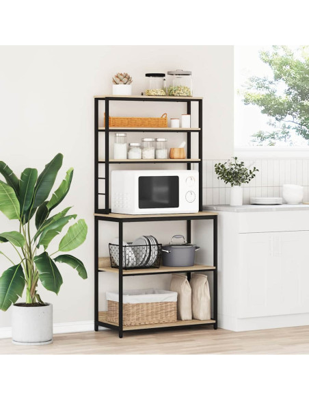 Mensola da cucina Rovere Sonoma 80 x 40 x 168 cm