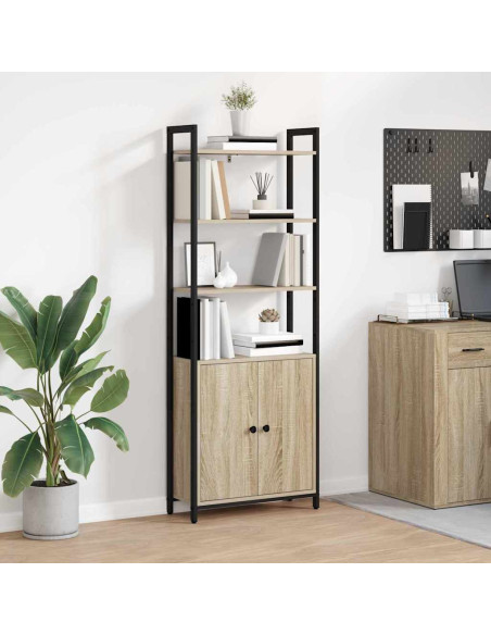 Armadio per Libri Rovere Sonoma 60 x 24 x 161 cm