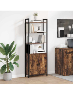 Armadio per Libri Rovere fumé 60 x 24 x 161 cm