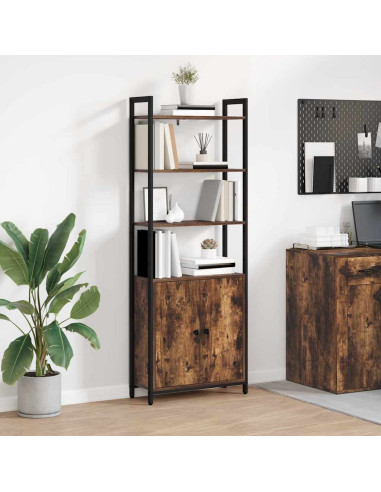 Armadio per Libri Rovere fumé 60 x 24 x 161 cm