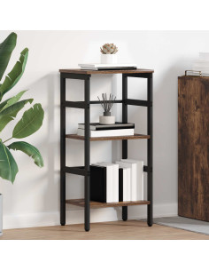 Libreria Rovere fumé 40 x 29,5 x 81 cm Legno multistrato