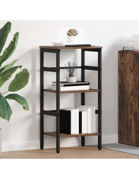 Libreria Rovere fumé 40 x 29,5 x 81 cm Legno multistrato