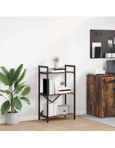 Libreria Rovere fumé 56 x 34 x 96 cm Legno multistrato