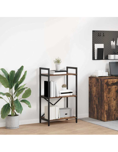 Libreria Rovere fumé 56 x 34 x 96 cm Legno multistrato
