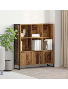Armadio per Libri 2 pcs Legno vecchio 99,5 x 30 x 108 cm