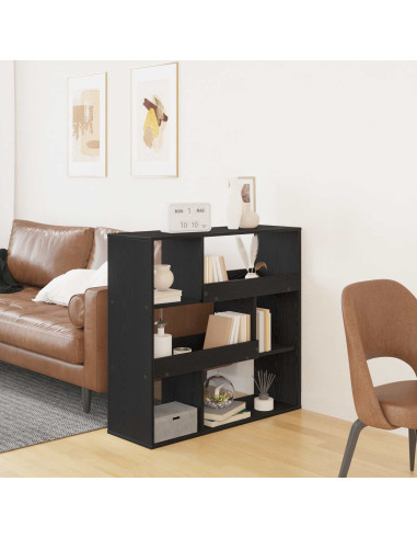 Scaffale per Libri Rovere Nero 100 x 33 x 94,5 cm