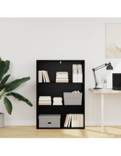 Libreria Rovere Nero 60 x 30 x 76.5 cm Legno multistrato