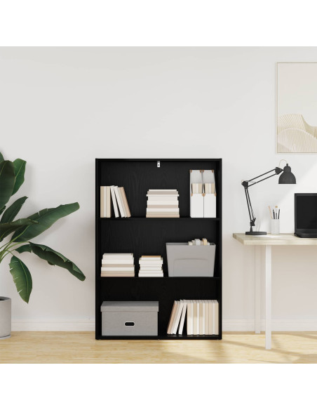 Libreria Rovere Nero 60 x 30 x 76.5 cm Legno multistrato