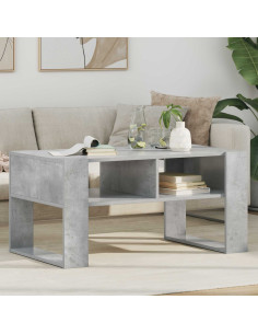 Tavolino da salotto Grigio cemento 92 x 53 x 45 cm