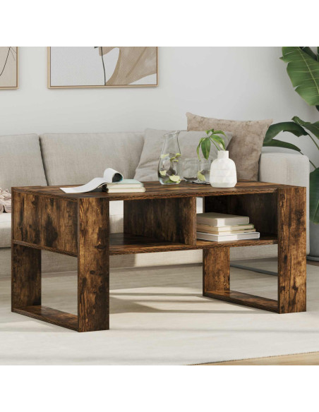 Tavolino da salotto Rovere fumé 92 x 53 x 45 cm