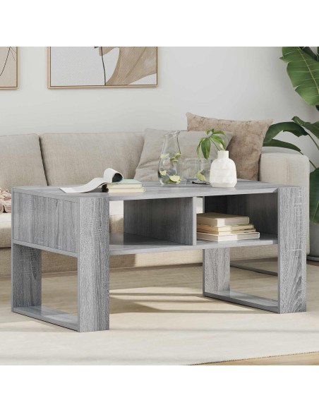 Tavolino da salotto Grigio Sonoma 92 x 53 x 45 cm