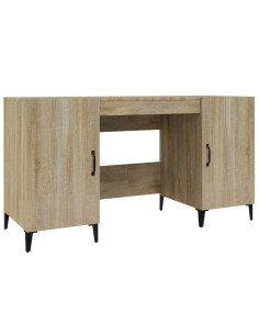 Scrivania Rovere Sonoma 140x50x75 cm in Legno Multistrato 2
