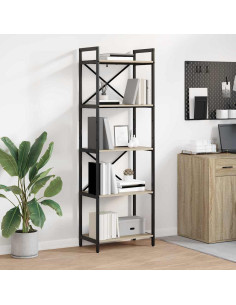 Libreria Rovere Sonoma 56 x 34 x 171 cm Legno multistrato
