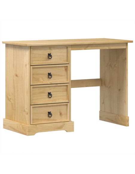 Toeletta Corona 104x47x75 cm in Legno Massello di Pino