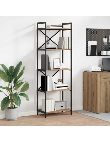 Libreria Rovere artigianale 56 x 34 x 171 cm Legno multistrato