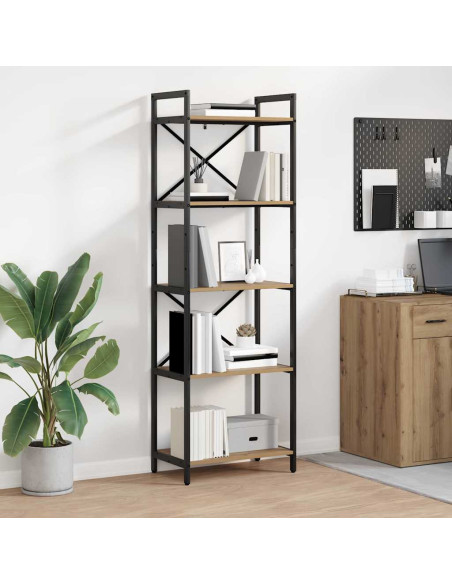 Libreria Rovere artigianale 56 x 34 x 171 cm Legno multistrato