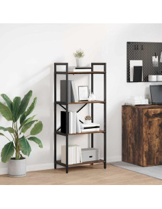 Libreria Rovere fumé 56 x 34 x 133,5 cm Legno multistrato