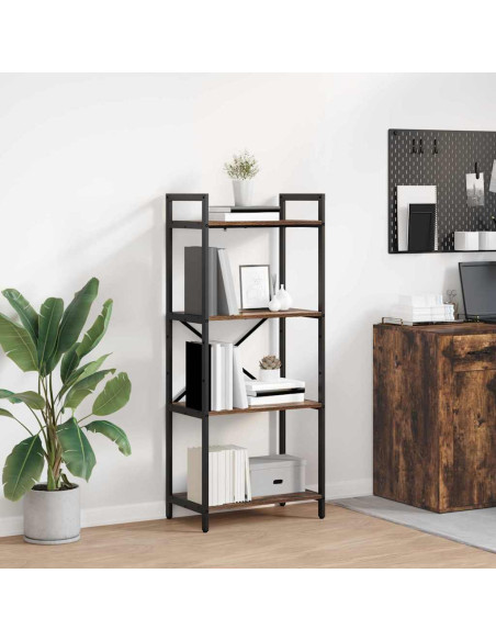 Libreria Rovere fumé 56 x 34 x 133,5 cm Legno multistrato