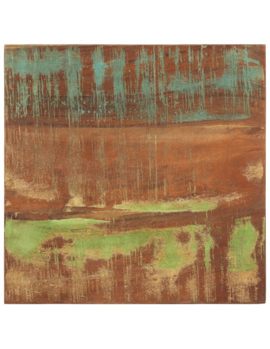 Tavolino 35x35x55 cm in Legno Massello di Recupero