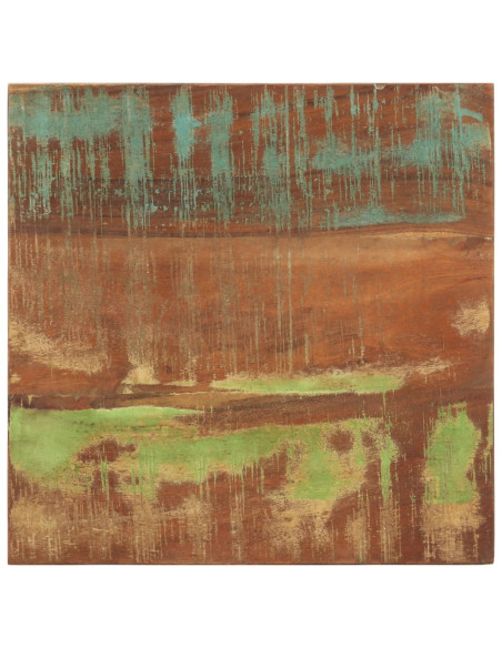 Tavolino 35x35x55 cm in Legno Massello di Recupero