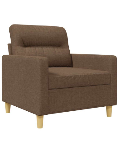 Poltrona Marrone 60 cm in Tessuto
