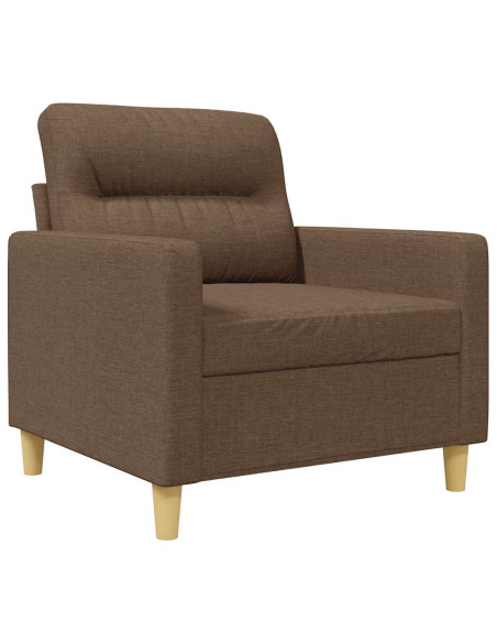Poltrona Marrone 60 cm in Tessuto