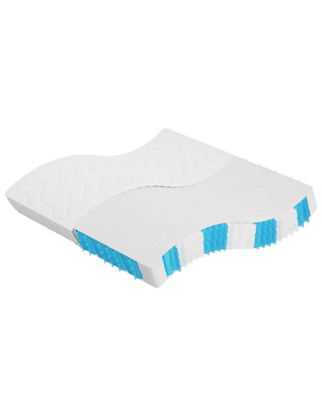 Materasso a Molle Insacchettate Medio Rigido 200x200 cm