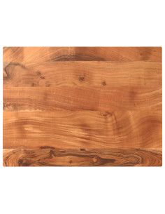 Piano Tavolo 70x50x2,5 cm Rettangolare Legno Massello Acacia