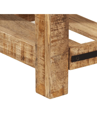 Tavolo Consolle 100x35x75 cm in Legno Massello di Mango