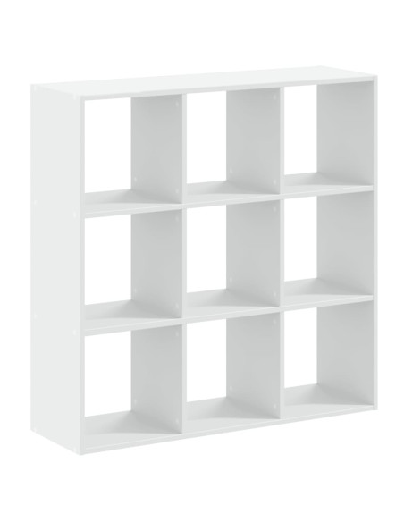 Libreria Bianca 102x32x102 cm in Legno Multistrato