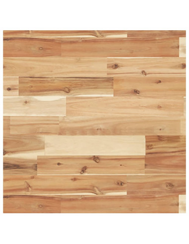 Piano Tavolo Quadrato 50x50x4 cm in Legno Massello di Acacia