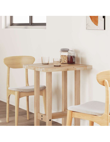 Piano Tavolo Rettangolare 60x50x4cm in Legno Massello di Acacia