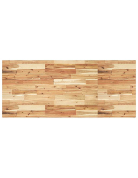 Piano Tavolo Rettangolare 140x60x4 cm Legno Massello di Acacia