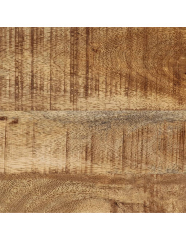 Tavolo Consolle 70x35x70 cm in Legno Massello di Mango Grezzo