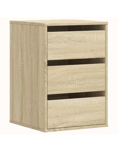 Cassettiera Angolare Rovere Sonoma 40x41x58cm Legno Multistrato