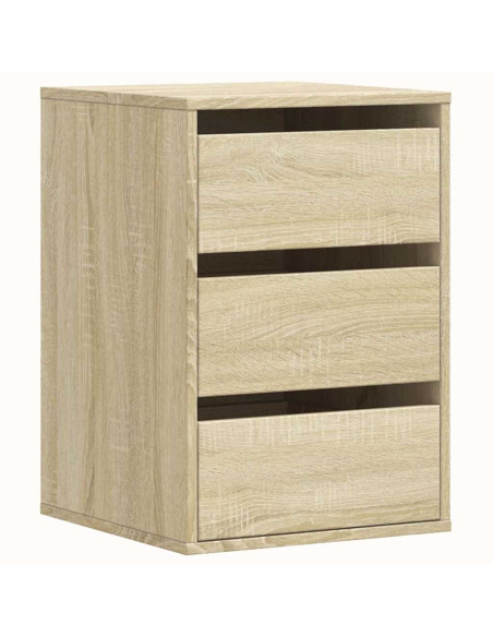 Cassettiera Angolare Rovere Sonoma 40x41x58cm Legno Multistrato