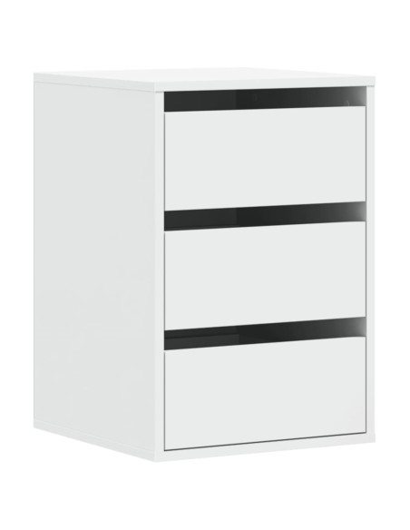 Cassettiera Bianca 40x41x58 cm in Legno Multistrato