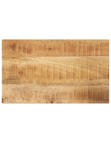 Piano per Tavolo 60x40x3,8 cm Rettangolare Legno Mango Grezzo